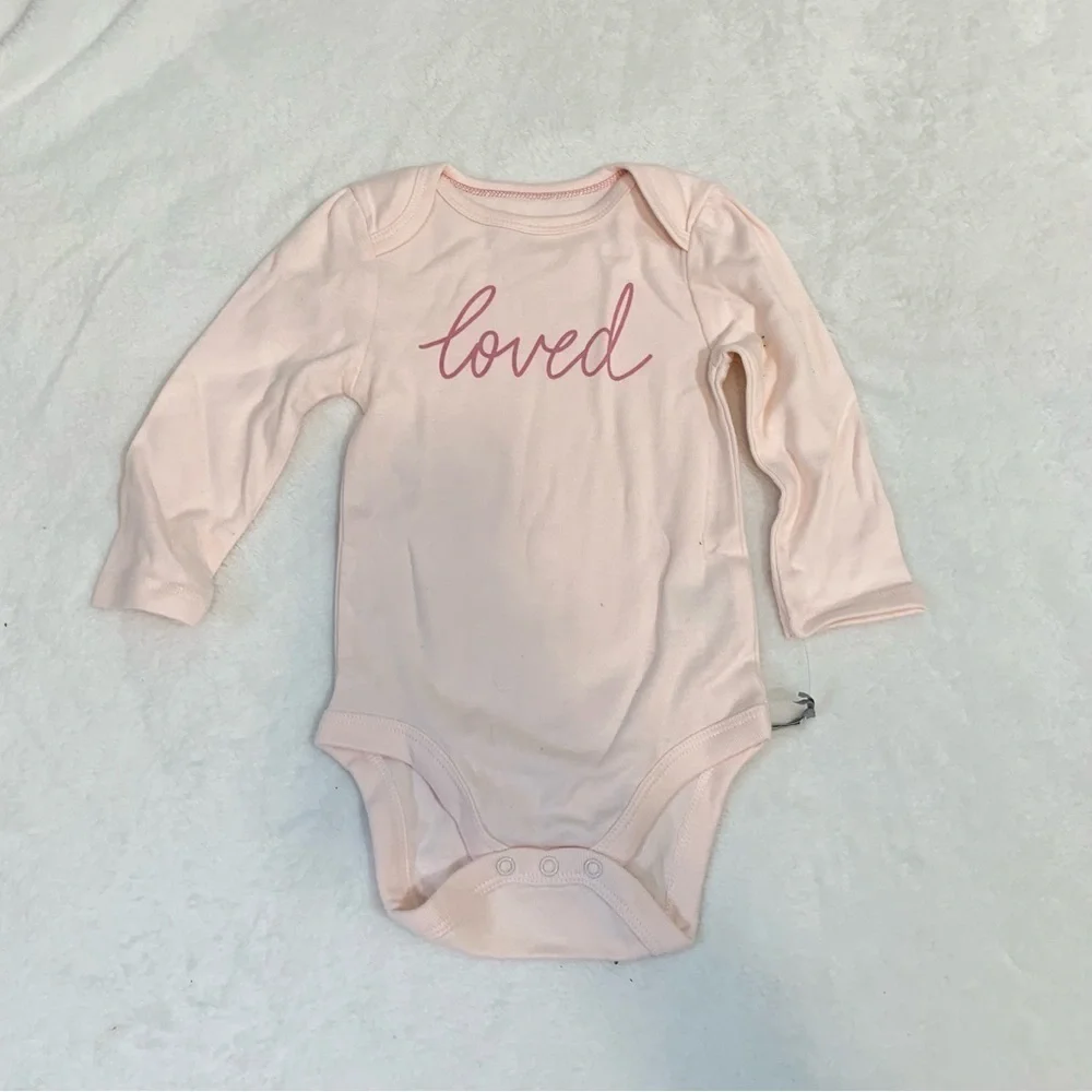 5/$25 NEW Cloud‎ Island Baby newborn girl's 4 pack long sleeve cotton bodysuit